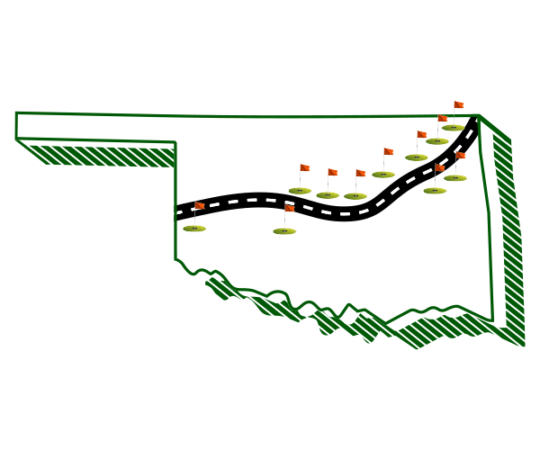 Oklahoma Course Flags